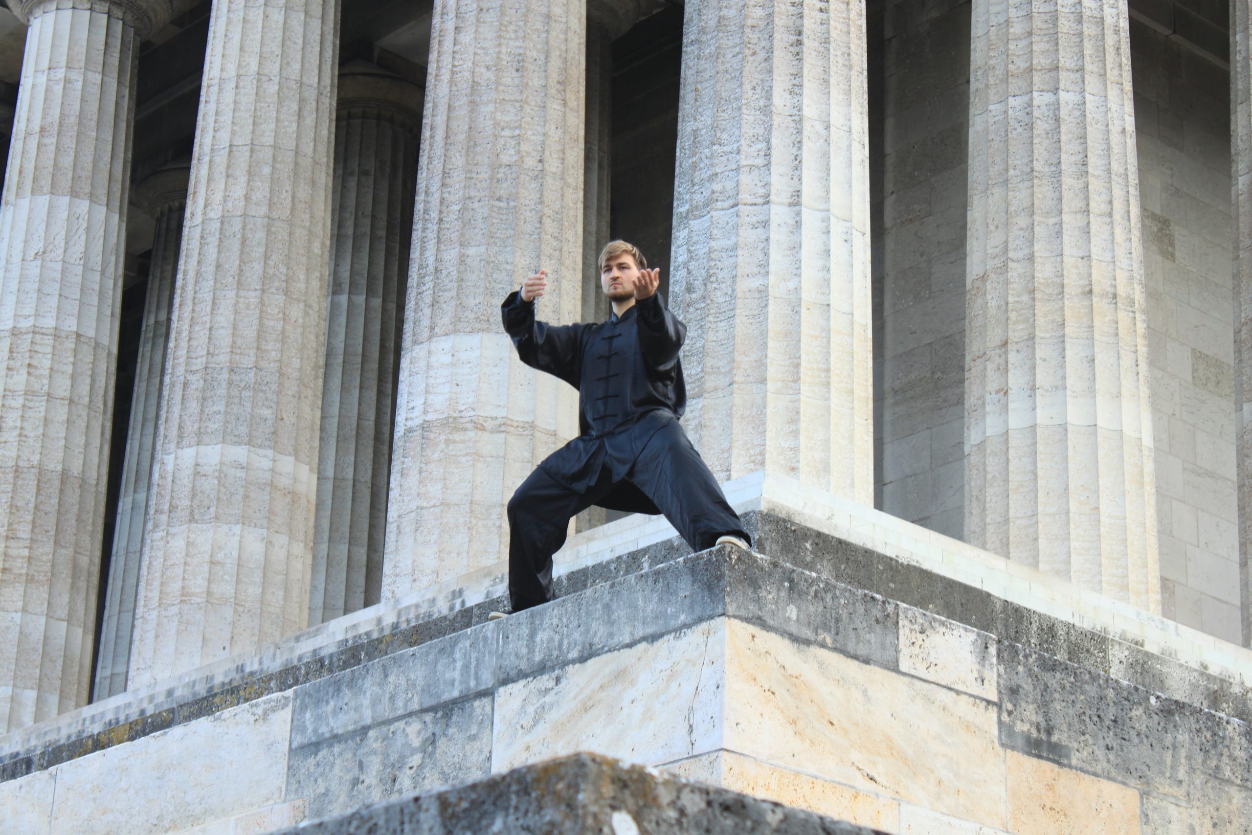 Practicing Tai Chi structure and rooting